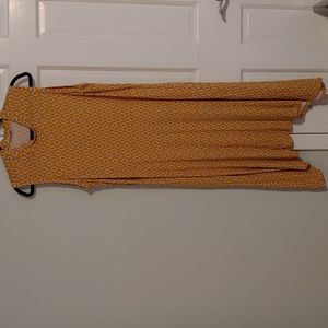 Anthropologie, 2X, Yellow and black print